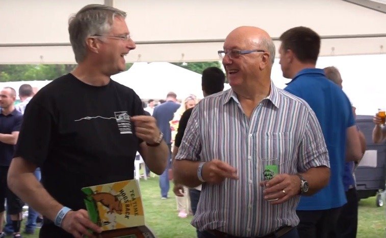 Happy people at the GBF